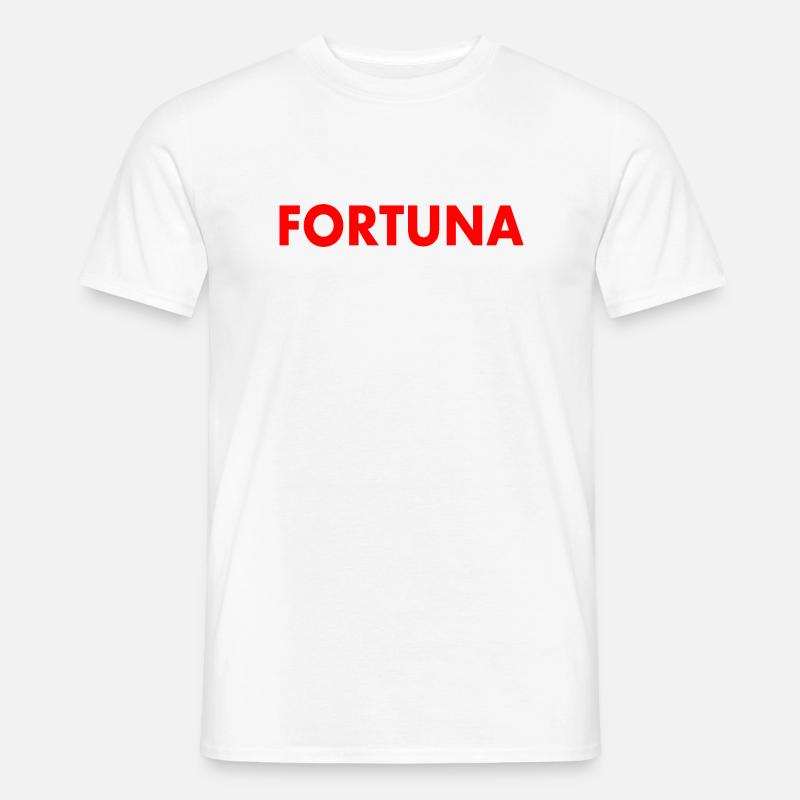 Fortuna - Männer T-Shirt - Weiß