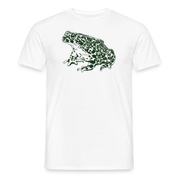 Crapaud Grenouille Graphique Amphibien Aquatique Grenouille Amoureux - T-shirt homme - blanc - Devant - AI Model Male 178 dark (178cm)