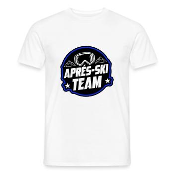 Apres Ski Party Team Spruch - Männer T-Shirt - Weiß - Vorne - AI Model Male 178 dark (178cm)