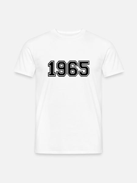 1965 - Männer T-Shirt - Weiß