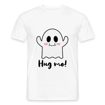 Hug me! süßer Geist - Männer T-Shirt - Weiß - Vorne - AI Model Male 178 dark (178cm)