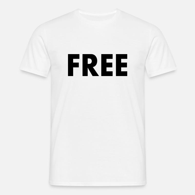 Free - Männer T-Shirt - Weiß