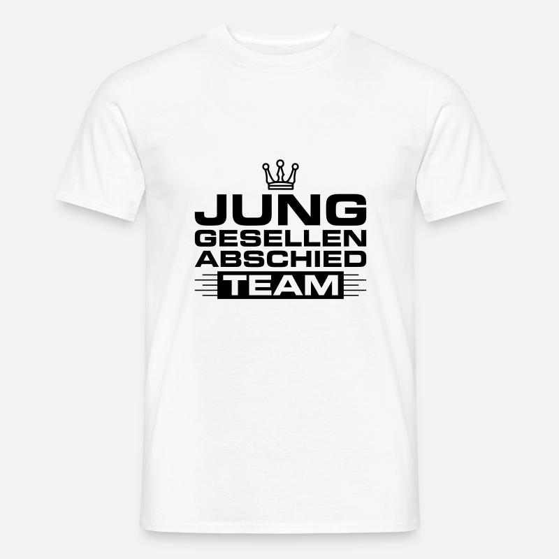 Junggesellen Abschied Team - Männer T-Shirt - Weiß
