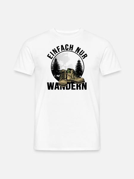 fernwandern bergwandern trekking biwak - Männer T-Shirt - Weiß