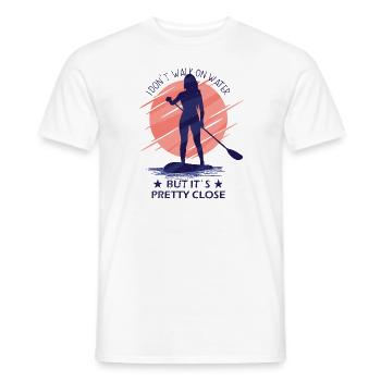 Stand Up Paddling - Men's T-Shirt - white - Front - AI Model Male 178 dark (178cm)