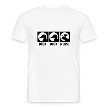 Duck Duck Moose - Men's T-Shirt - white - Front - AI Model Male 178 dark (178cm)