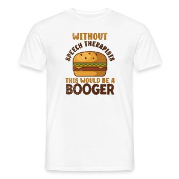 Sprachpathologe Logopäde Logopädie - Männer T-Shirt - Weiß - Vorne - AI Model Male 178 dark (178cm)