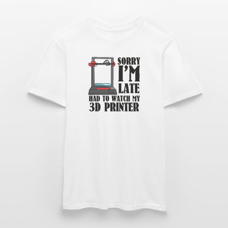 3d Drucker 3Dler 3d Programm Programmierer Männer T-Shirt
