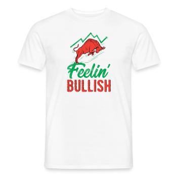 Aktienmarkt Aktien Trading Börse Aktienhandel - Männer T-Shirt - Weiß - Vorne - AI Model Male 178 dark (178cm)