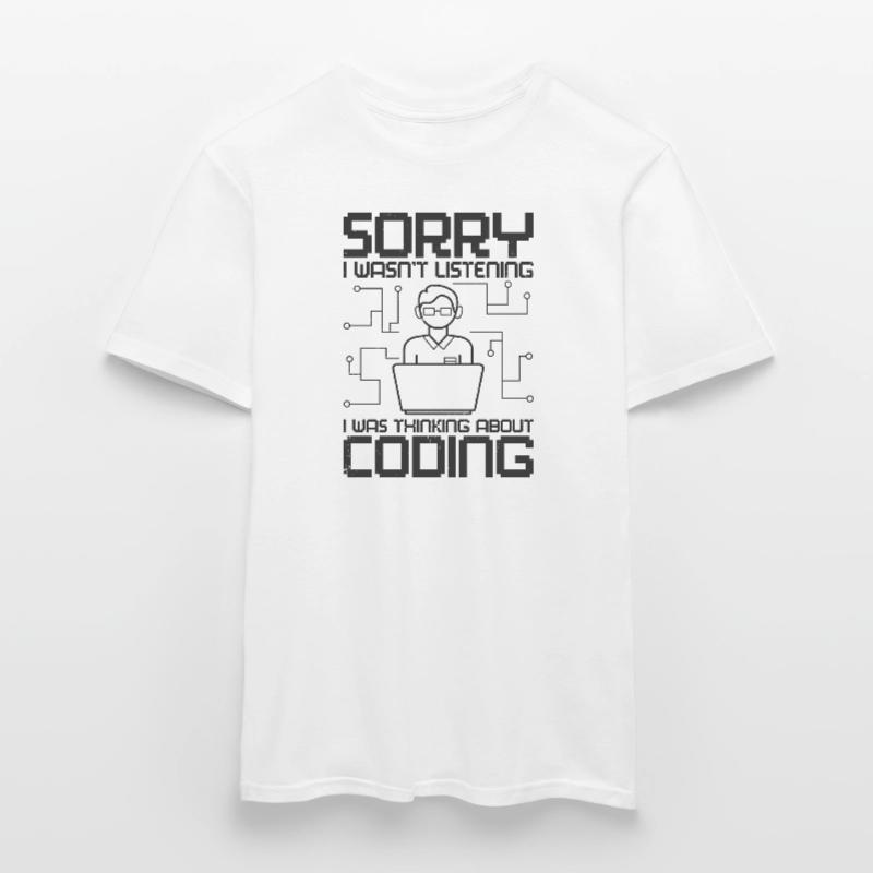 Programmierer Software Web Entwickler Coder Coding Männer T-Shirt