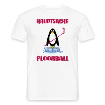 floorball floorballspieler unihockey - Männer T-Shirt - Weiß - Vorne - AI Model Male 178 dark (178cm)
