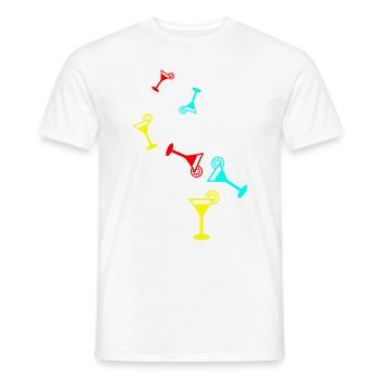 Alcool Tequilla - T-shirt homme - blanc - Devant - AI Model Male 178 dark (178cm)