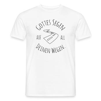 Gottes Segen Geschenk für Gläubige Christen Taufe - Männer T-Shirt - Weiß - Vorne - AI Model Male 178 dark (178cm)