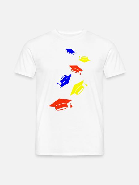 Student Abschluss - Männer T-Shirt - Weiß