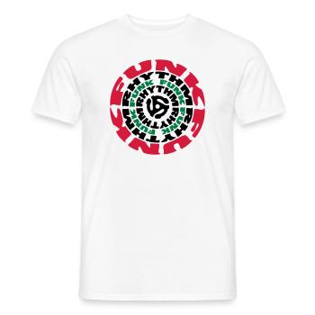 Funk Rythme Funk Funk Rythme - T-shirt homme - blanc - Devant - AI Model Male 178 dark (178cm)
