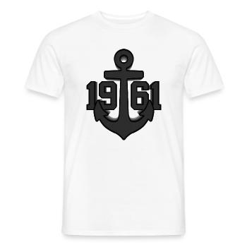 65E ANNIVERSAIRE MARIN MARITIM - T-shirt homme - blanc - Devant - AI Model Male 178 dark (178cm)