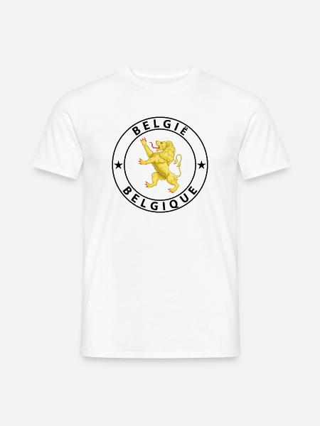 Belgien - Männer T-Shirt - Weiß