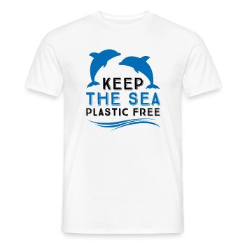 Umweltverschmutzung im Meer - Männer T-Shirt - Weiß - Vorne - AI Model Male 178 dark (178cm)