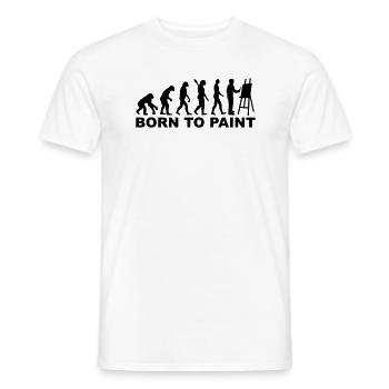 Malen - Männer T-Shirt - Weiß - Vorne - AI Model Male 178 dark (178cm)
