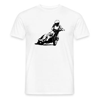 Speedway Racer - Männer T-Shirt - Weiß - Vorne - AI Model Male 178 dark (178cm)