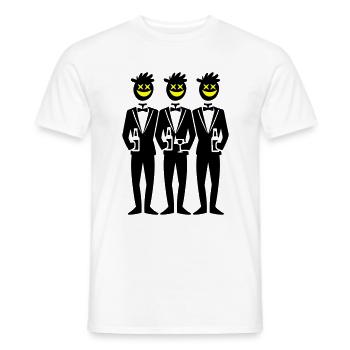 Marié Crew Enterrement de vie de jeune fille - T-shirt homme - blanc - Devant - AI Model Male 178 dark (178cm)