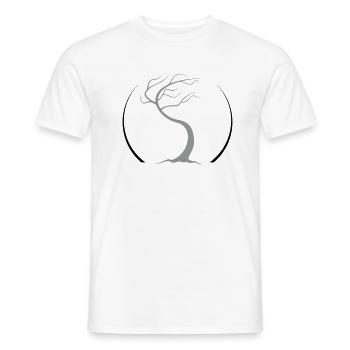 tao zen Baum - Männer T-Shirt - Weiß - Vorne - AI Model Male 178 dark (178cm)