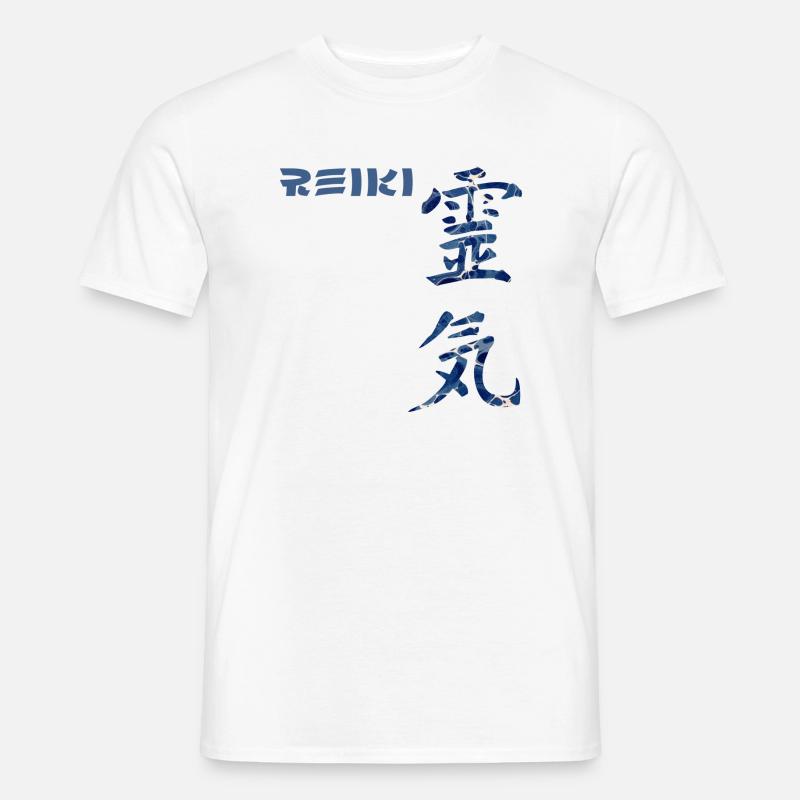 reiki japanisch e 12 - Männer T-Shirt - Weiß