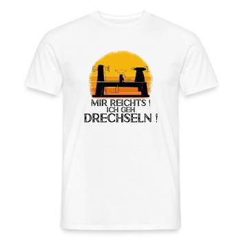 Drechsler Drechseln Drechselbank Drechsel - Männer T-Shirt - Weiß - Vorne - AI Model Male 178 dark (178cm)
