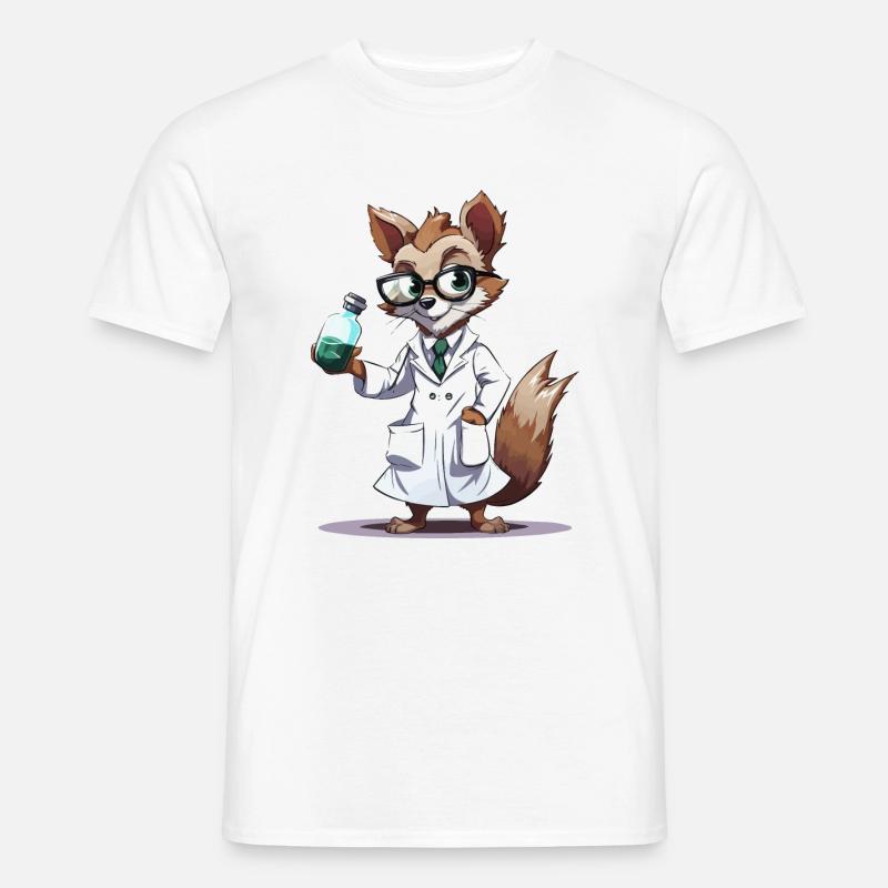 Wissenschaftler Nuttyprof - Männer T-Shirt - Weiß