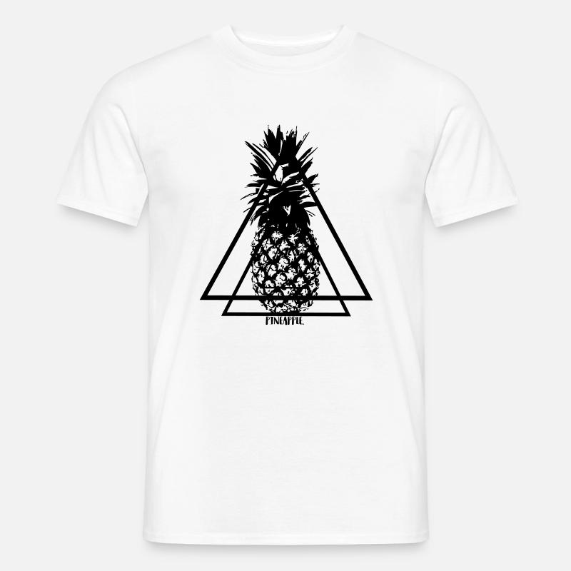 Pineapple - Männer T-Shirt - Weiß