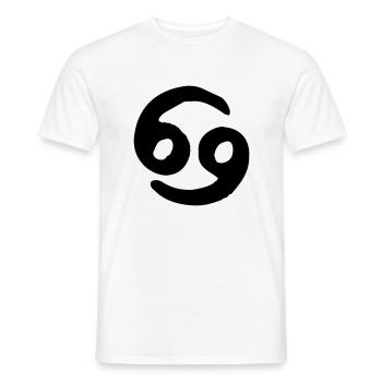 cancer zodiac - Männer T-Shirt - Weiß - Vorne - AI Model Male 178 dark (178cm)