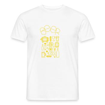 Bier Bier Craft Bier - Männer T-Shirt - Weiß - Vorne - AI Model Male 178 dark (178cm)