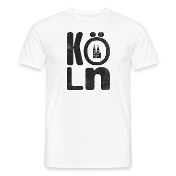 Carnaval de Cologne Souvenir Carnaval Design Cologne - T-shirt homme - blanc - Devant - AI Model Male 178 dark (178cm)
