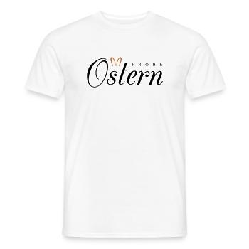 Frohe Ostern - Männer T-Shirt - Weiß - Vorne - AI Model Male 178 dark (178cm)