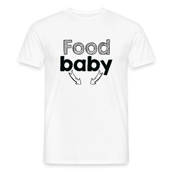 Nahrung Baby - Männer T-Shirt - Weiß - Vorne - AI Model Male 178 dark (178cm)