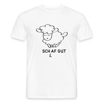 (l)af gut - Männer T-Shirt - Weiß - Vorne - AI Model Male 178 dark (178cm)