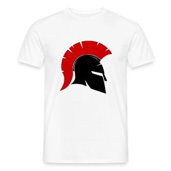 spartiate - T-shirt homme - blanc - Devant - AI Model Male 178 dark (178cm)
