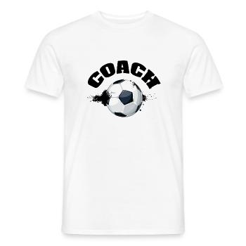 Fußballtrainer - Männer T-Shirt - Weiß - Vorne - AI Model Male 178 dark (178cm)
