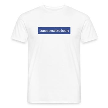 Sarkastisches Bassenatrotsch Österreich Dialekt - Männer T-Shirt - Weiß - Vorne - AI Model Male 178 dark (178cm)