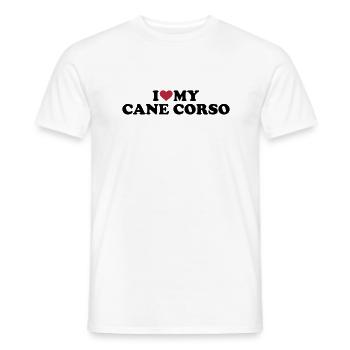 Cane Corso - Men's T-Shirt - white - Front - AI Model Male 178 dark (178cm)