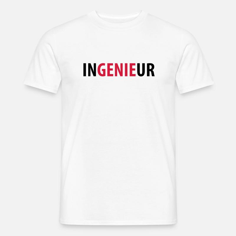 inGENIEur - Männer T-Shirt - Weiß