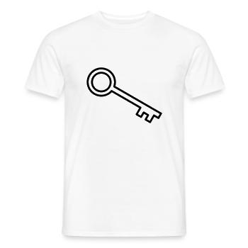 Me? - T-shirt homme - blanc - Devant - AI Model Male 178 dark (178cm)