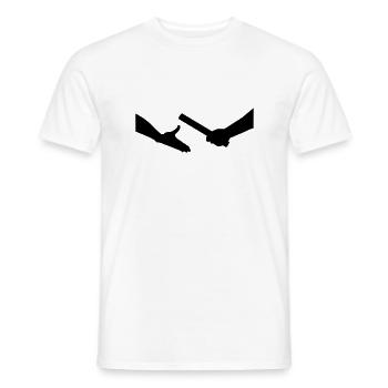 Relay race - Men's T-Shirt - white - Front - AI Model Male 178 dark (178cm)