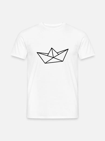Paper boat - Men's T-Shirt - white