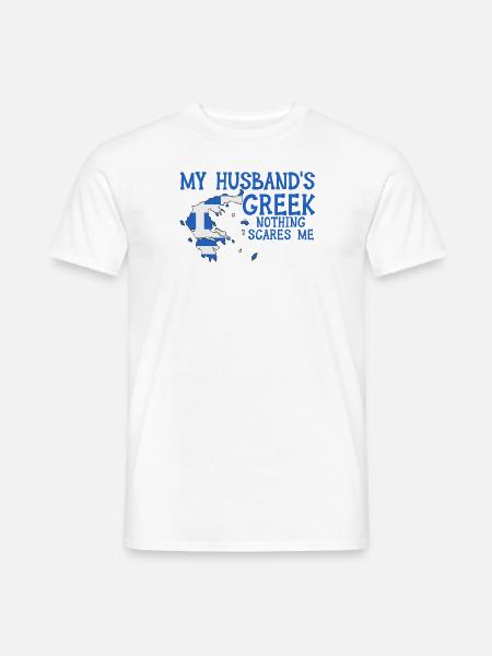 Femme Grèce Grec Grec - T-shirt homme - blanc