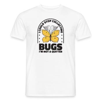Bug Nature Bug Collector Insects Bug Catcher - Men's T-Shirt - white - Front - AI Model Male 178 dark (178cm)