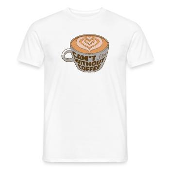 Mathematik Kaffee Mathematik Funktion Kaffee - Männer T-Shirt - Weiß - Vorne - AI Model Male 178 dark (178cm)