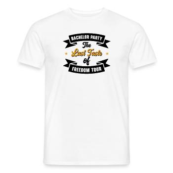 Bachelor Liquor Freedom Tour Bachelor Party - Männer T-Shirt - Weiß - Vorne - AI Model Male 178 dark (178cm)