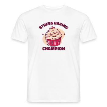 Maître Confiseur Champion de la boulangerie Pâtisseries - T-shirt homme - blanc - Devant - AI Model Male 178 dark (178cm)