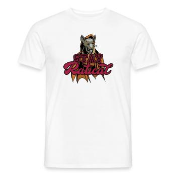 Rat Ratical Rodent Rat Owners Pet - Männer T-Shirt - Weiß - Vorne - AI Model Male 178 dark (178cm)